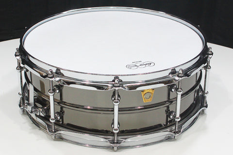 Ludwig Black Beauty 5" x 14" Snare LB416T: Smooth Shell, Tube Lugs