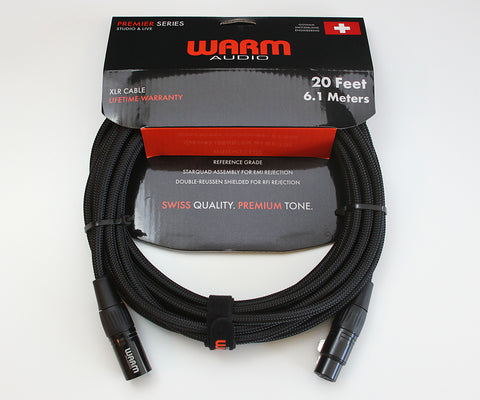 Warm Audio Premier Series 20' XLR Cable PREM-XLR-20