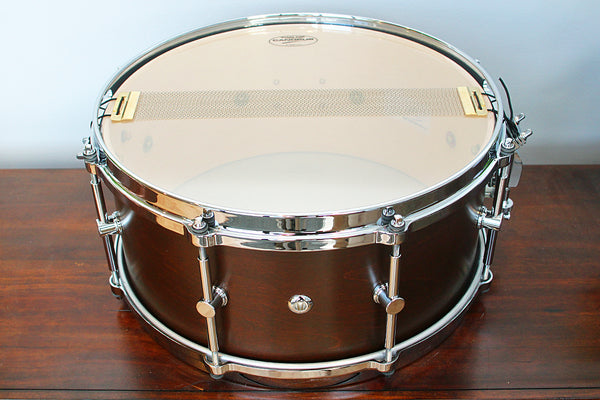 CANOPUS The Maple 6.5x12 Snare Drum Aqua Satin