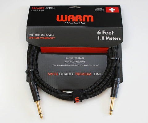 Warm Audio Premier Series 6' Instrument Cable PREM-TS-6