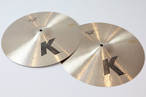 Zildjian K 15" Light Hi Hats (1106 & 1330g)