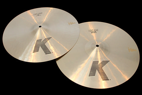 Zildjian K 15" Light Hi Hats (1006 & 1274g)