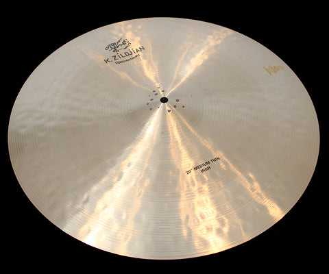 Zildjian K Constantinople 20" Medium Thin Ride High (1883g)