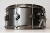 DW Collectors Satin Black Over Brass 6.5" x 14" Snare