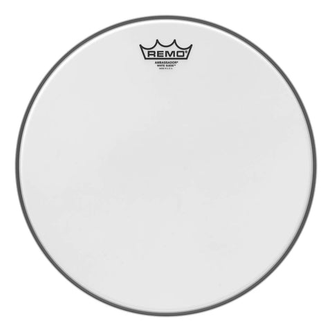 Remo Ambassador White Suede