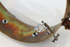 A & F Drum Co 3.5" x 14" Raw Brass Snare with Internal Snare