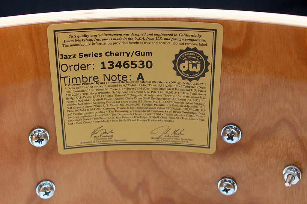 Dw Timbre Note DW Jazz Series Cherry/Gum 6.5