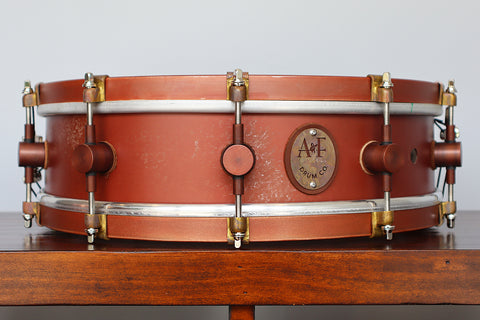 A & F Drum Co Featherweight 4" x 14" Aluminum Snare
