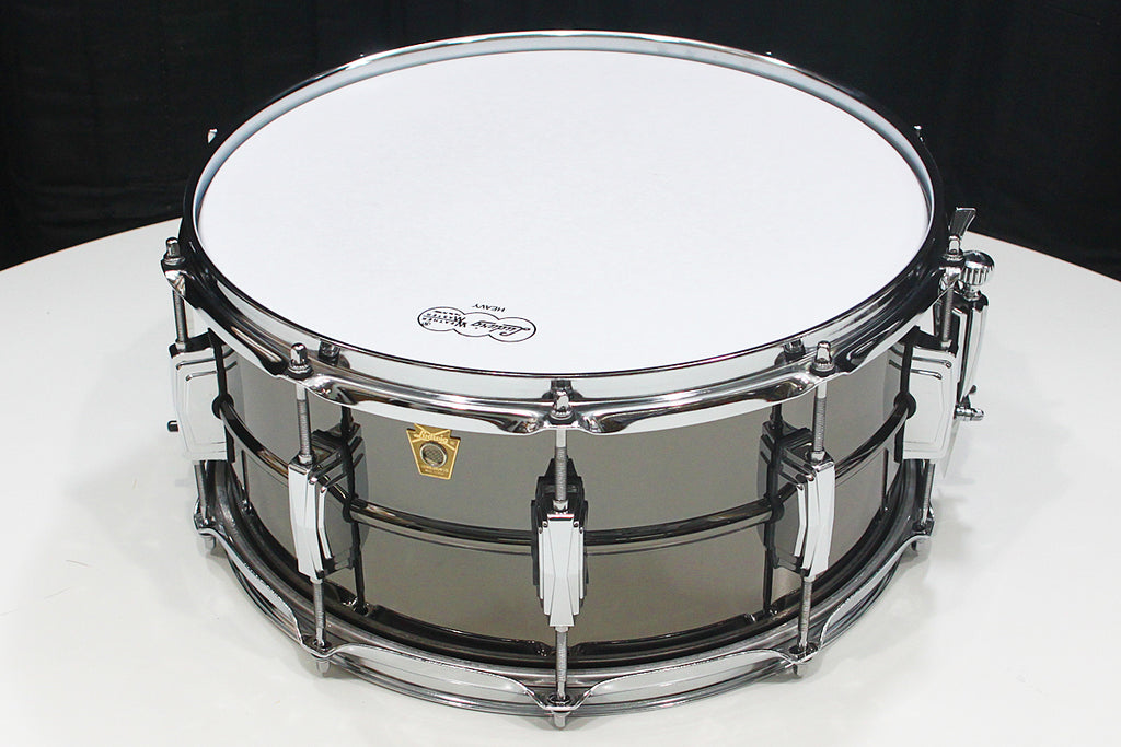 Ludwig Black Beauty 6.5" x 14" Snare LB417: Smooth Shell, Imperial Lugs