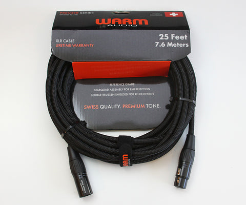 Warm Audio Premier Series 25' XLR Cable PREM-XLR-25