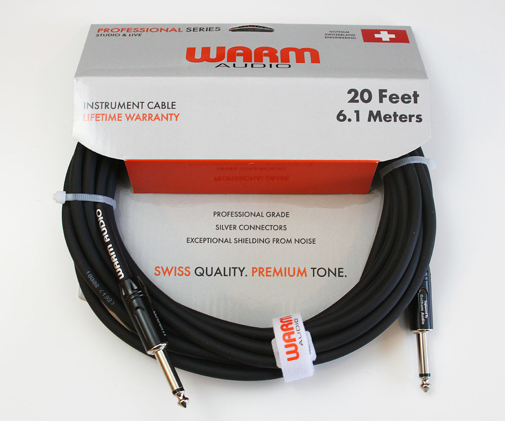 Warm Audio Pro Series 20' Instrument Cable PRO-TS-20
