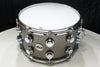 DW Collectors Satin Black Over Brass 8" x 14" Snare