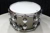 DW Collectors Satin Black Over Brass 8" x 14" Snare