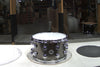 DW Collectors Satin Black Over Brass 8" x 14" Snare
