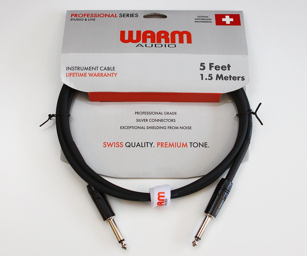 Warm Audio Pro Series 5' Instrument Cable PRO-TS-5