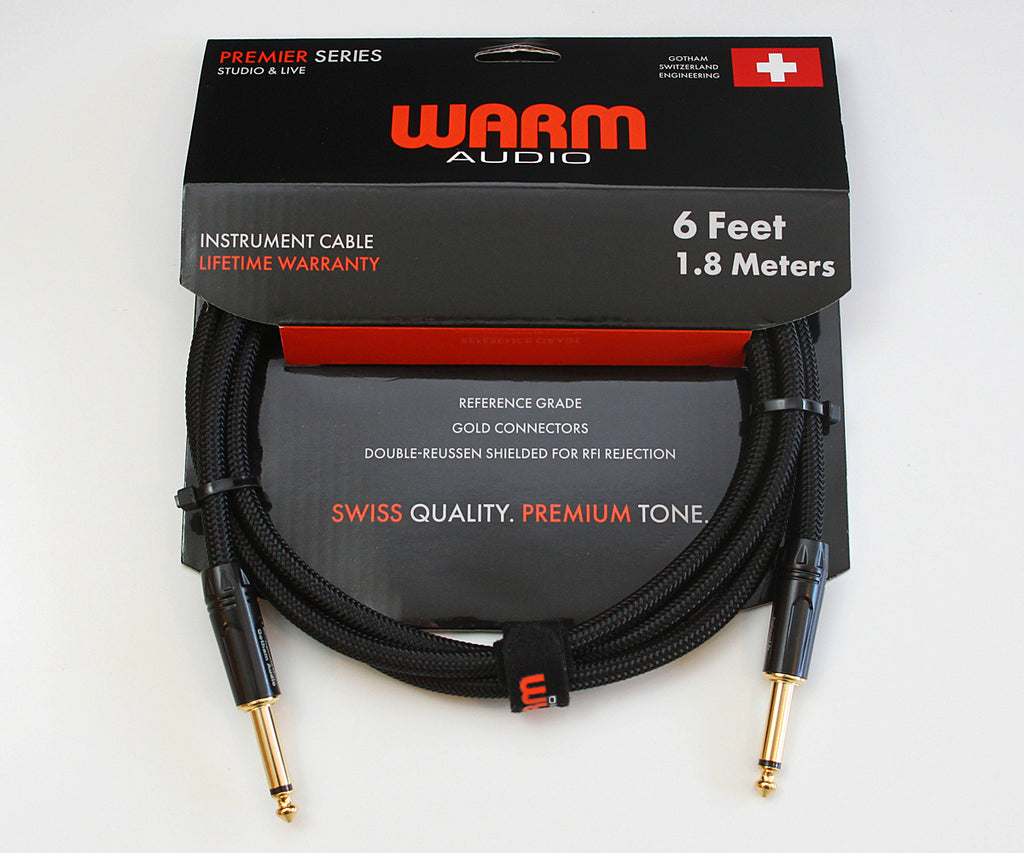 Warm Audio Premier Series 6' Instrument Cable PREM-TS-6