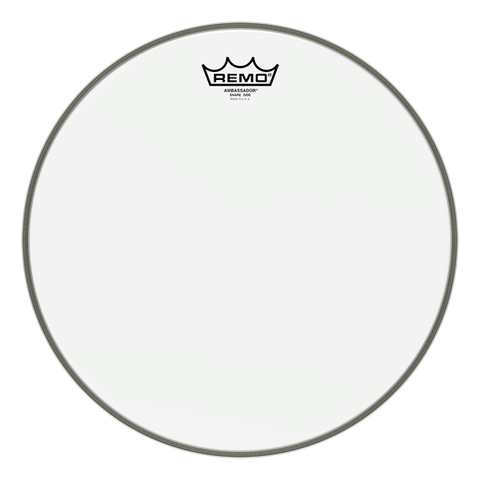Remo Ambassador Hazy Snare Side