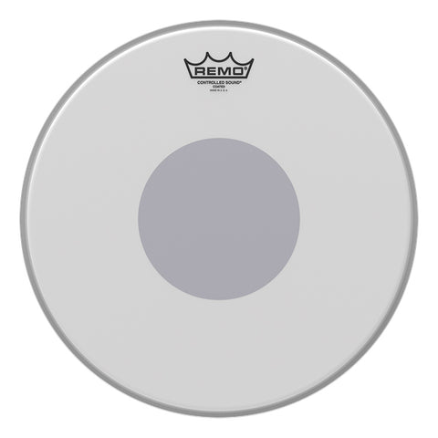 Remo Controlled Sound Coated Black Dot