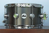 DW Collectors Satin Black Over Brass 7" x 13" Snare
