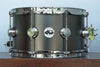 DW Collectors Satin Black Over Brass 7" x 13" Snare