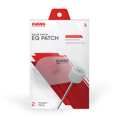 Evans EQ Clear Plastic Double Bass Drum Patches