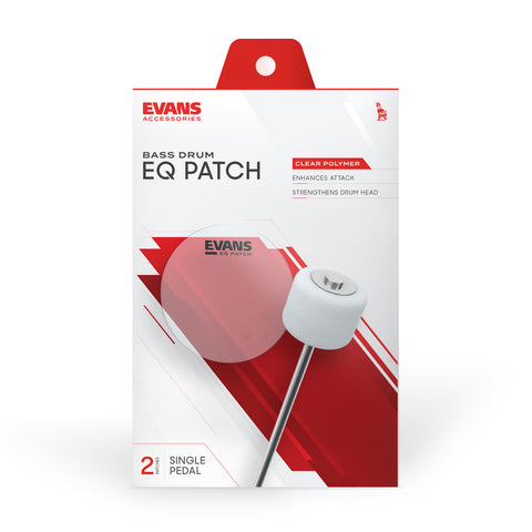Evans EQ Clear Plastic Single Bass Drum Patches