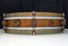 A & F Drum Co Rude Boy 3" x 13" Teak/Maple Snare with Internal Snare